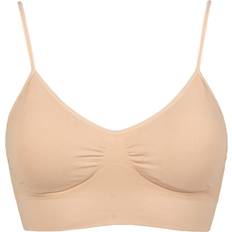 Ambra Ladies Pack Bare Essentials Padded Wirefree Underwear Rose Beige 16-18 Skin Tones