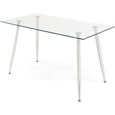 Costway Modern Glass Dining Table