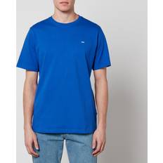 Wood Wood Tops Wood Wood Cotton-Jersey T-Shirt Blue