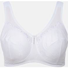 Stora storlekar Stöd-BH Kelly, Dam, vit, 110G, Syntetfibrer/Bomull/Polyester, Ulla Popken