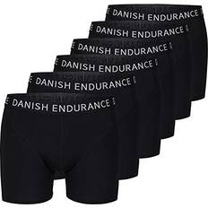 Endurance Underwear Endurance Men's Trunks, Multipack, Stretchy Soft Cotton, Classic Fit Underwear, Boxer Shorts, Superior Comfort, Pack of Black, XX-large