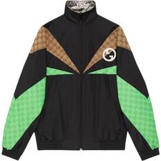 Gucci Women Jackets Gucci colour-block bomber jacket women Nylon Black