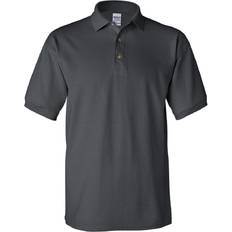 Polo Shirts Gildan Gildan Mens Ultra Cotton Pique Polo Shirt Dark Heather