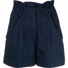 Kenzo Women Shorts Kenzo high-waisted cargo shorts women Cotton/Cotton Blue