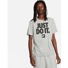 Nike Men's Sportswear Just Do It T-Shirt Gray Dark, Men's Athletic Performance Tops at Academy Sports