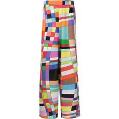 Multicolored - Unisex Pants Amir Slama geometric-print straight trousers unisex Viscose Multicolour