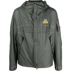 C.P. Company Men Jackets C.P. Company logo-print jacket men Polyamide Green