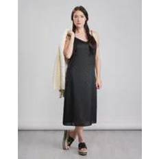 Tommy Hilfiger Black Dresses Tommy Hilfiger Women's Polka Dot Slim Fit Womens Slip Dress Black