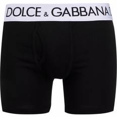 Dolce & Gabbana Boxers Men's Underwear Dolce & Gabbana logo-waistband boxer trunks men Cotton/Spandex/Elastane Black