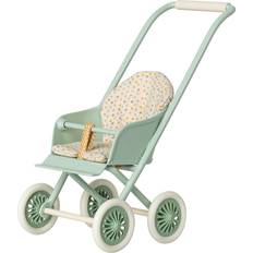 Cochecito de muñeca Muñecas y Casas de Muñecas Maileg Stroller Micro Mint