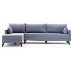 Atelier Del Sofa DENMARK Vänster Blå/Brun Soffa