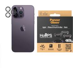 Protecteurs d'Écran PanzerGlass iPhone 14 Pro Hoops Camera Lens Protector, Black