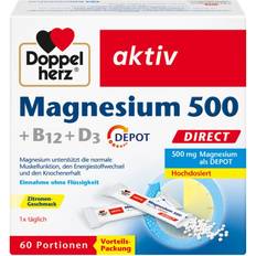 Magnesium depot Doppelherz Magnesium 500 B12 D3 Depot 60 stk