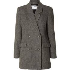 Dame - Grå Dressjakker Selected Femme Blazer slfHera LS Blazer Grå