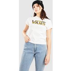 Mujer - Recto Camisetas Vans Warped Floral Fill Mini Camiseta - Marshmallow