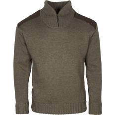 Pinewood Pullover Stormy Troyer brown melange Braun