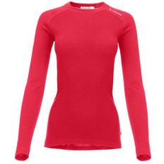 Aclima Donna Abbigliamento Aclima Maglia a Manica Lunga Girocollo WarmWool - Rosso