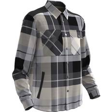 Mascot Flannel Shirt With Pile Lining Stone - Grey