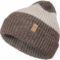 Ivanhoe of Sweden NLS ribstrikket uldhue, unisex Nutmeg