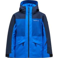 Blåa - Skidor Jackor Peak Performance Gravity Insulated 2L Jacket Junior BLUE SHADOW