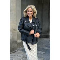 Leather Imitation - Woman Jackets Noisy May Paulina Jacket Black