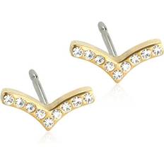 Blomdahl Brilliance Wing - Gold/Silver/Transparent
