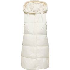 Beige - Donna Gilet Only Onlasta Puffer Waistcoat - Beige