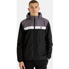 Lyle & Scott Oberbekleidung Lyle & Scott And Men's Colour Block Zip Through Hooded Jacket Black Regular/34