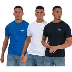 DKNY Giants Pack Cotton T-Shirts in Navy/White/Blue