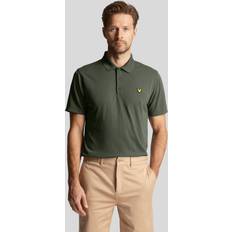 Golf - Gröna - Herr Pikétröjor Lyle & Scott Mens Green Golf Technical Polo Shirt Cactus Green