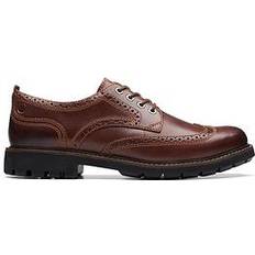 Clarks Derby Clarks Batcombe Far Brogue - Dark Tan