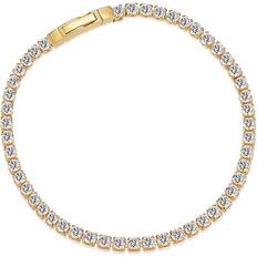 Ellera Grande Bracelet -  Gold/Transparent