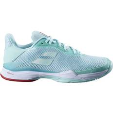 Mesh Racket Sport Shoes Babolat Jet Tere All Court - Yucca/White