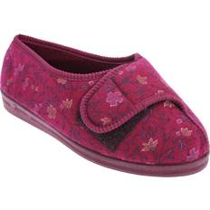 Mujer - Multicolor Zapatillas Comfylux Davina Floral Superwide Pantuflas - Azul/Rojo