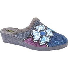 Kimberly Flower Trim Mule