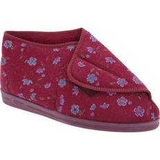 Dame - Multifargete Sko Comfylux Andrea Floral Bootee Slippers