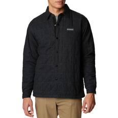Columbia mens jacket Columbia Mens Quilted Shirt Jacket - Black
