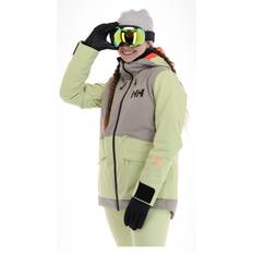 RECCO-reflektorer Jakker Helly Hansen Powchaser 2.0, skijakke, dame, iced matcha