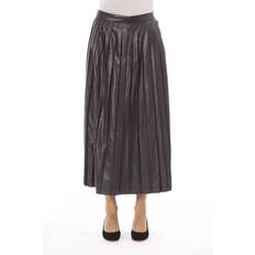 Cuero Faldas Alpha Studio Alpha Studio Brown Polyethylene Skirt