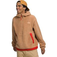 The North Face Gelb Pullover The North Face Campshire Pullover Almond Butter/Fiery Red