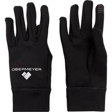 Elastane/Lycra/Spandex Gloves Obermeyer Women's Liner Gloves Black