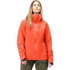 Norrøna Lofoten GORE TEX Women's Insulated Jacket Orange Alert