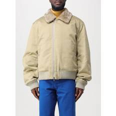 Burberry Men Outerwear Burberry Khaki Zip Jacket HUNTER