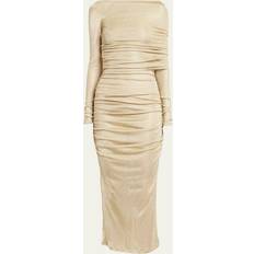 Or - Robe midi Robes Dolce & Gabbana Midi Dress In Lurex Knit