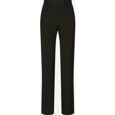 Dolce & Gabbana Pants & Shorts Dolce & Gabbana Flared Wool Trousers black