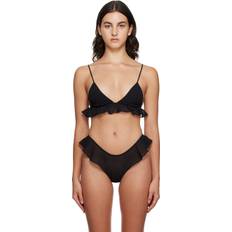 Fleur Du Mal Luxe Flutter Silk Triangle Bra