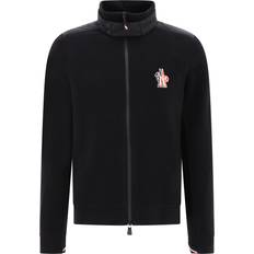 Moncler Grenoble Strickjacke Aus Stretch-technofleece Schwarz