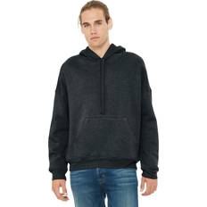 Canvas - Unisex Jumpers Bella+Canvas Sponge Fleece Drop Shoulder Hoodie, Men's, Medium, Grey