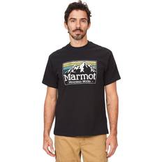 Marmot Oberteile Marmot T-Shirt MMW Gradient M14823 Schwarz Regular Fit