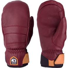 Røde Hansker Hestra Dame Fall Line Mitt BORDEAUX